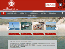 Tablet Screenshot of nautic-sport.com